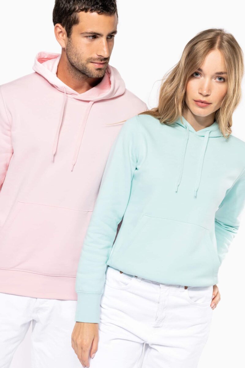 Sweat à capuche unisexe en coton bio – Image 2