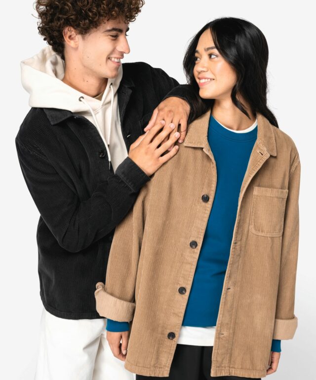 Veste en velours côtelé