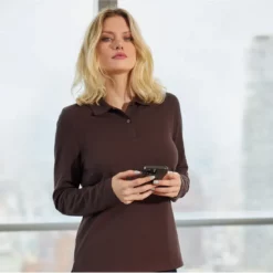 Polo manches longues supérieur femme