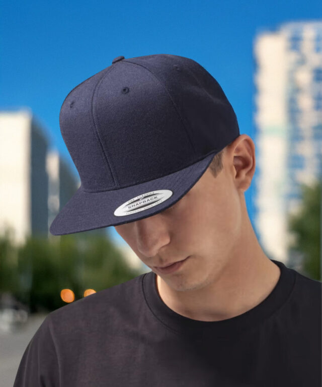 Casquette Snapback Premium 6 panneaux